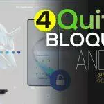Pantalla de smartphone con patrón de bloqueo, y una laptop con software de desbloqueo. PIN de desbloqueo de Android.