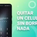 Smartphone lock screen showing PIN entry; text reads 