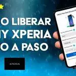 Desbloqueo de un Sony Xperia: guía paso a paso. Muestra un formulario en línea con el IMEI.