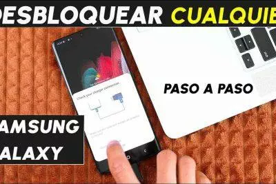 Pantalla del Samsung Galaxy que muestra una comprobación de la conexión del cargador. Desbloqueo de un teléfono para uso internacional.