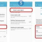 Configuración de desbloqueo con huella dactilar del Samsung Galaxy S6. Pasos para desbloquearlo con huella dactilar.