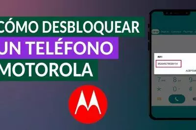 Desbloqueo de un teléfono Motorola: Número IMEI mostrado en pantalla. Guía completa.
